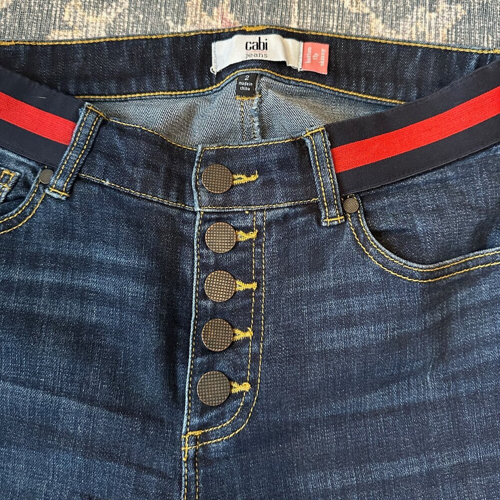 Cabi Button Fly Skinny